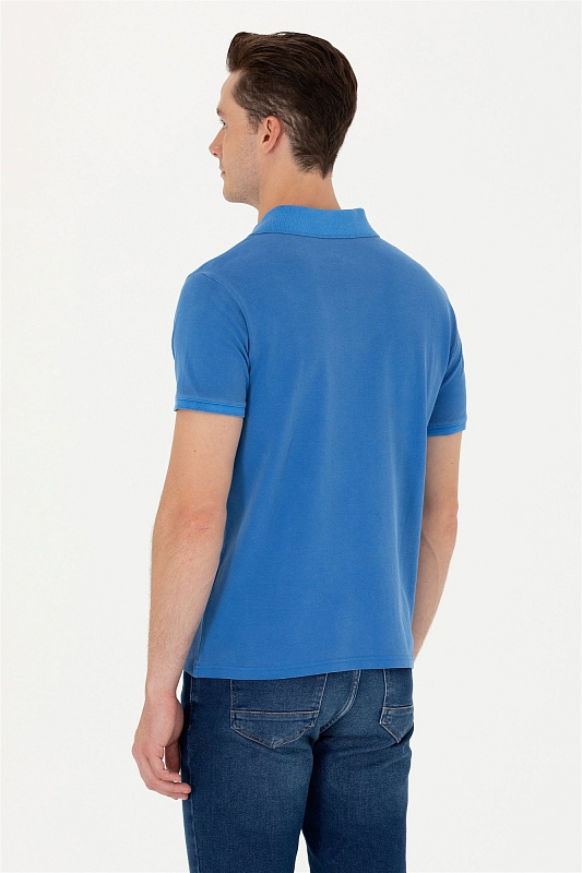 Футболка-поло из хлопка - G081SZ0110TJ01IY023 Футболка муж. (VR045, S)