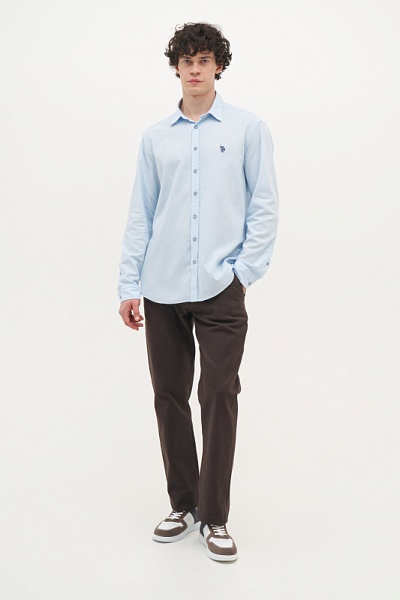 Брюки текстурированные прямые - G081SZ0780KENLEX_REG Брюки муж. (VR029, 33, 33)