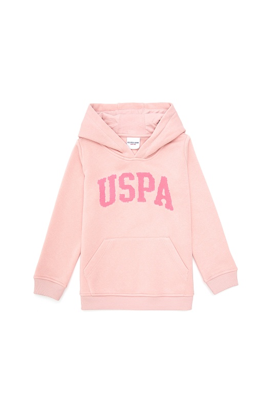 Худи с надписью из пайеток для девочек - G084SZ0820GIZMOKIDS_SK024 Толстовка жен. детс. (VR050, 3_4)