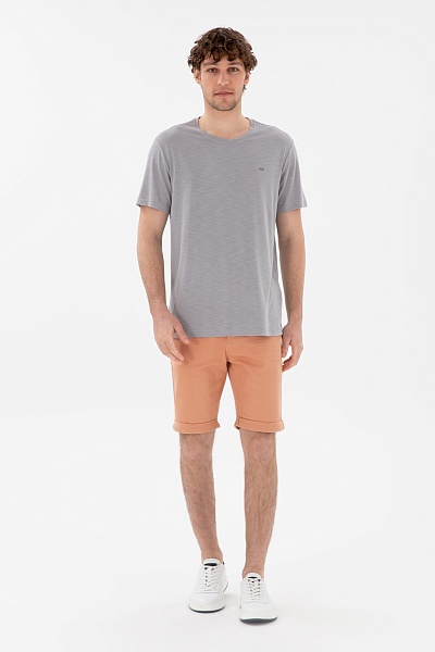 Футболка базовая с логотипом - G081SZ0110MUSTIY025 Футболка муж. (VR080, L)