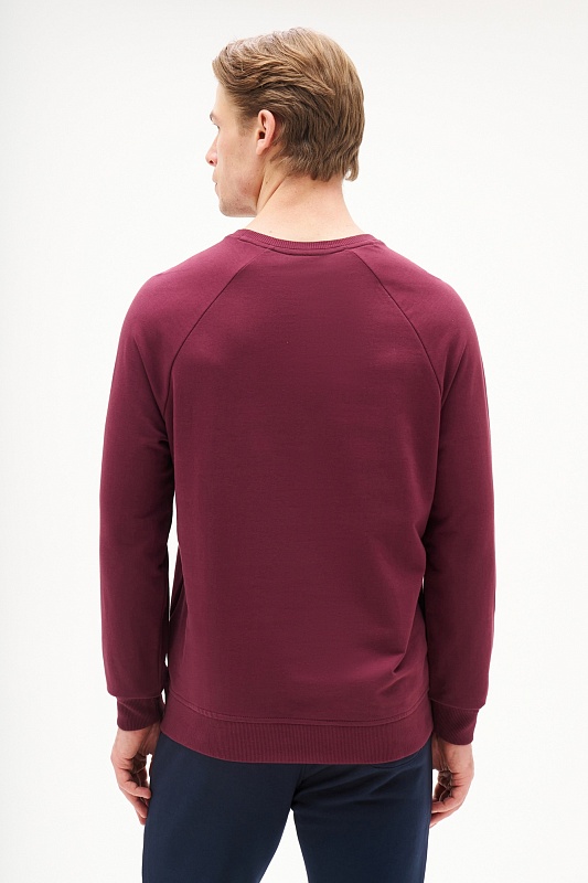 Свитшот однотонный с логотипом - G081SZ0820ART_OUTGRARDOSK25 Толстовка муж. (VR177, 2XL)