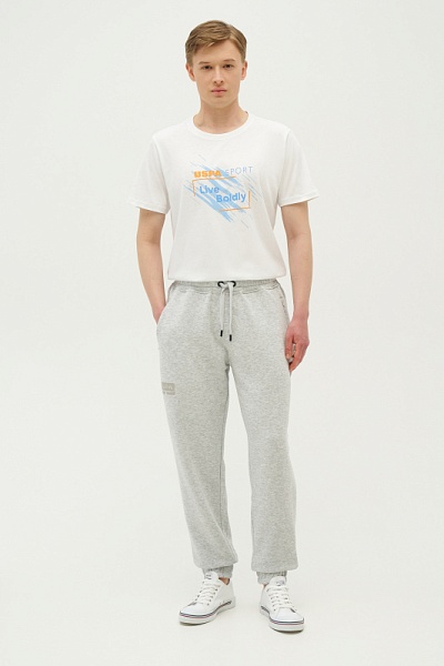 Спортивные брюки на манжетах - G081SZ0OP0NUTEL_R Брюки спорт. муж. (VR001, 2XL)