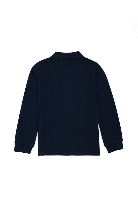 Поло с длинным рукавом из хлопка для мальчиков - G083SZ0820TP01KIDSSK024 Толстовка муж. детс. (VR033, 8_9)