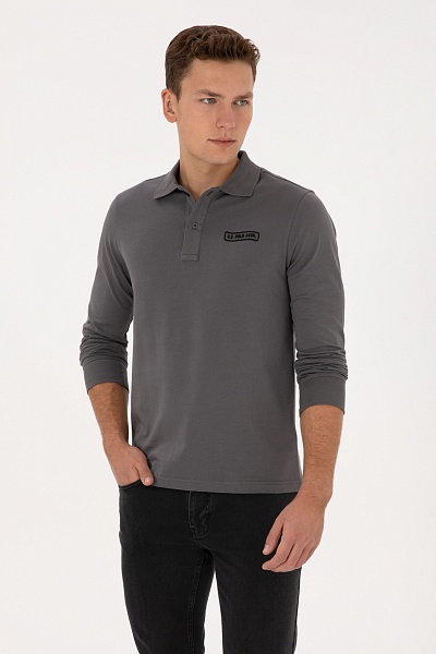Поло с длинным рукавом из хлопка - G081SZ0820E_ENDOS Толстовка муж. (VR024, XL)