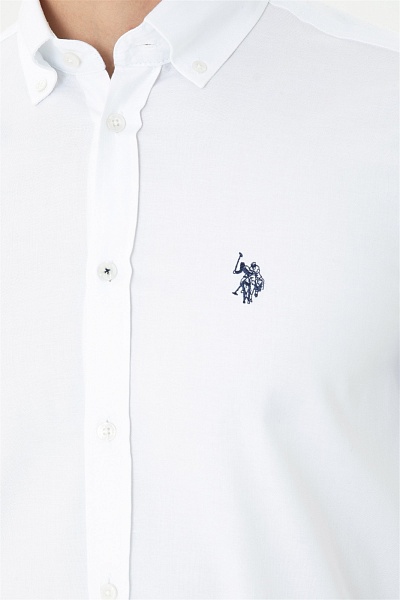 Рубашка из хлопка приталенная - G081SZ0040CEDRO023K Сорочка муж. (VR013, 2XL)