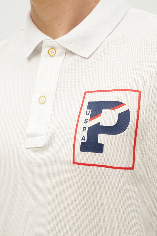 Футболка-поло из хлопка - G081SZ0110POLO_R Футболка муж. (VR013, S)