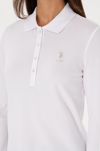 Поло с длинным рукавом из хлопка - G082SZ0820TPG_SK025 Толстовка жен. (VR013, XL)