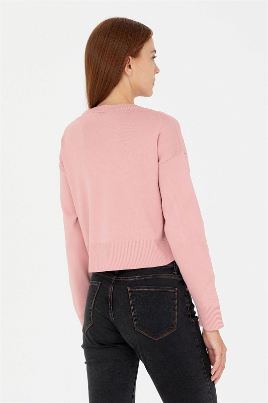 Джемпер трикотажный укороченный - G082SZ0TK0JAMEK Кофта жен. (VR042, XL)