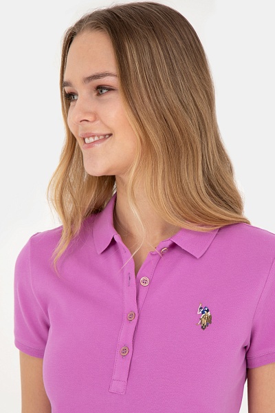 Футболка-поло из хлопка - G082SZ0110TP0122-CLR Футболка жен. (VR037, XS)