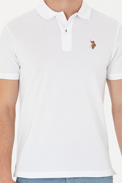 Футболка-поло базовая с логотипом - G081SZ0110TP10IY023 Футболка муж. (VR013, M)