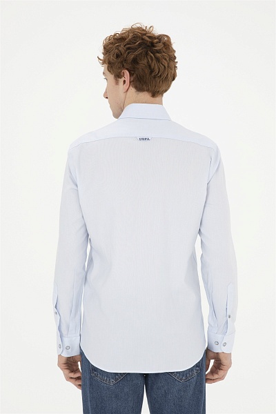 Рубашка классическая приталенная - G081SZ0040CEDCOLOR024Y Сорочка муж. (VR003, 5XL)