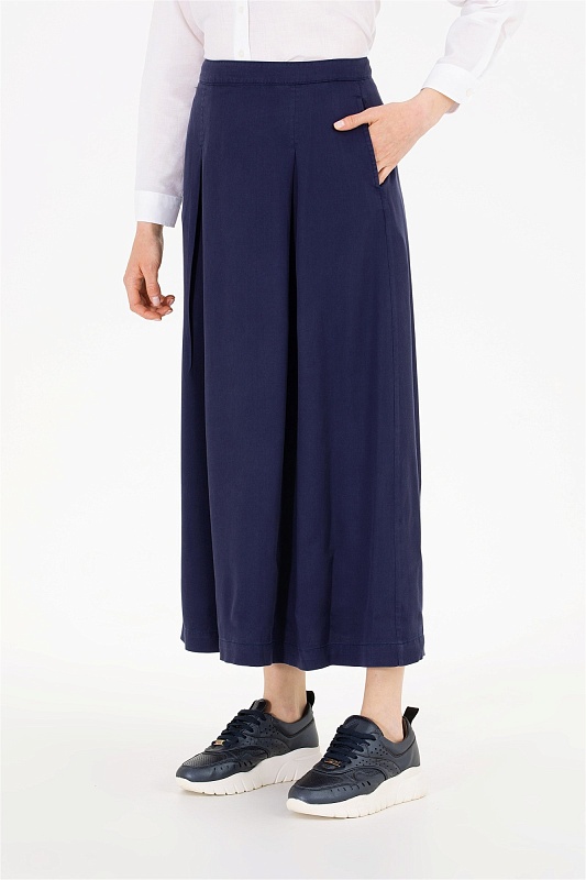Юбка макси из лиоцелла со складками - G082SZ0980DUNET Юбка жен. (VR033, 32)