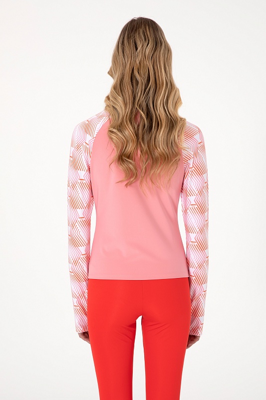 Толстовка спортивная с воротником на молнии - G082SZ0820S_SORA Толстовка жен. (VR041, S)