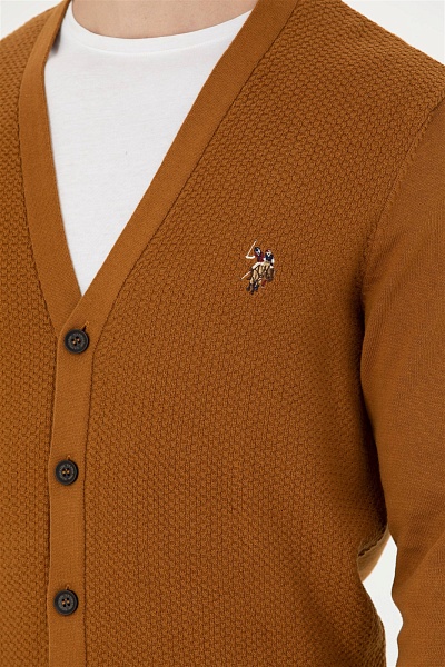 Кардиган на пуговицах из хлопка - G081SZ0TH0TBH01-BSK23 Кардиган муж. (VR153, L)