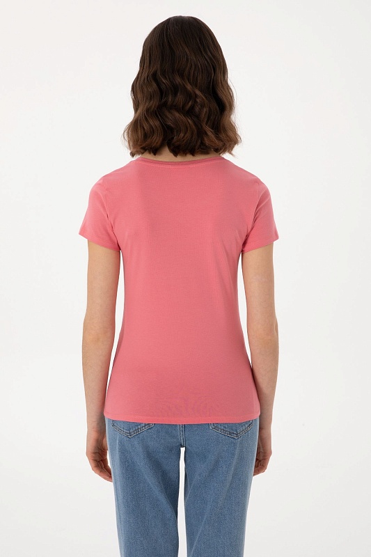 Футболка из хлопка с логотипом - G082SZ0110TO25 Футболка жен. (VR167, M)
