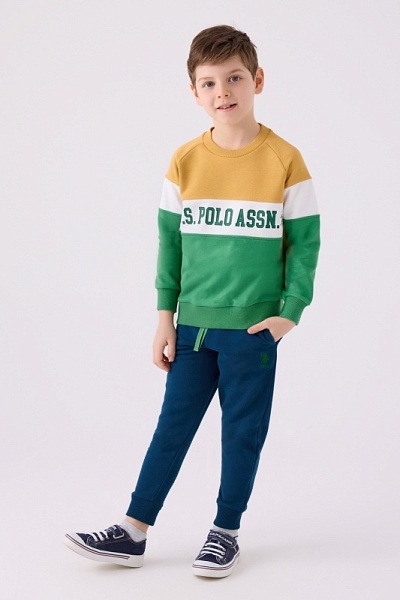 Свитшот и спортивные брюки для мальчиков - G083SZ0HF0US1932 Костюм дом. муж. детс. (VR054, 4_5)