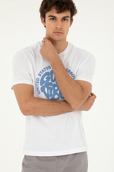 Футболка с надписью - G081SZ0110MANYA Футболка муж. (VR013, XL)