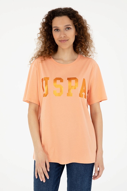 Футболка из хлопка с принтом свободная - G082SZ0110SEANIY24 Футболка жен. (VR047, M)