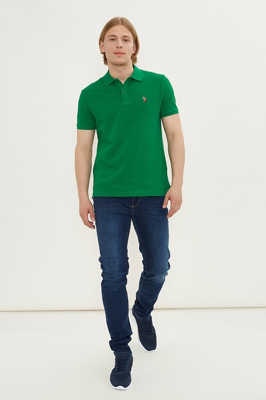 Футболка-поло из хлопка - G081SZ0110TP10IY024 Футболка муж. (VR054, XL)