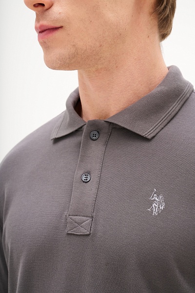 Поло с длинным рукавом из хлопка - G081SZ0820ART_TP01SK025 Толстовка муж. (VR024, 2XL)