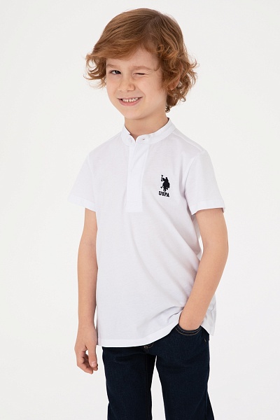 Футболка-поло из хлопка с воротником-стойка - G083SZ0820E_PELIP Толстовка муж. детс. (VR013, 4_5)