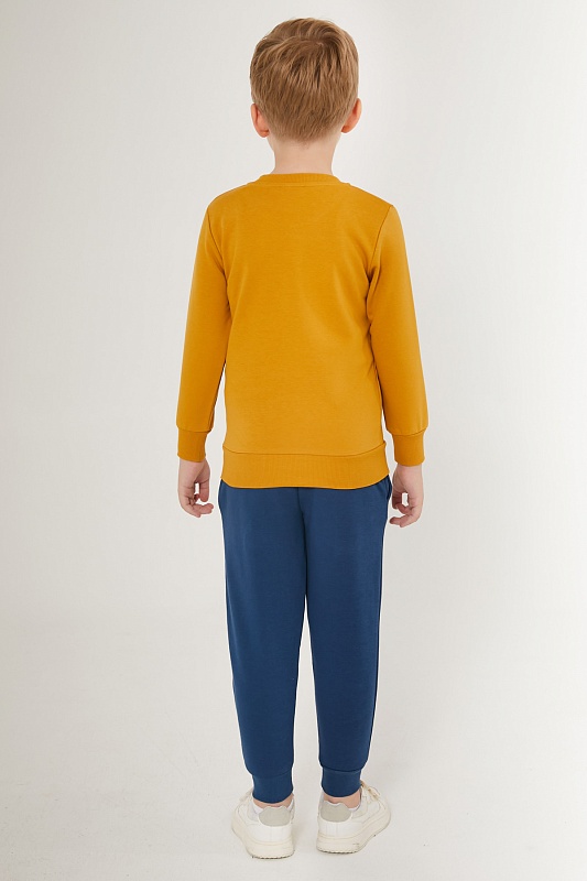 Спортивный костюм свитшот и брюки для мальчиков - G083SZ0HF0US1544 Костюм дом. муж. детс. (VR094, 9-10)