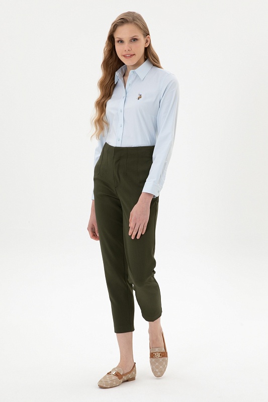 Рубашка из хлопка приталенная - G082SZ0040CRISCOLOR025K Сорочка жен. (VR003, 40)