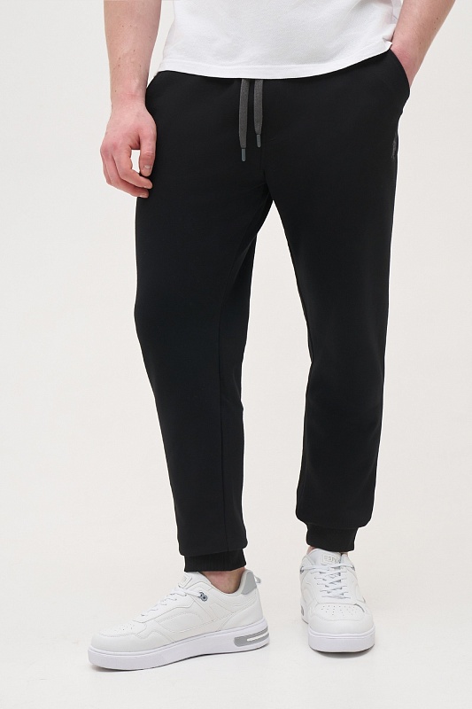 Спортивные брюки на манжетах - G081SZ0OP0ART_BAZAOP24K Брюки спорт. муж. (VR046, XS)