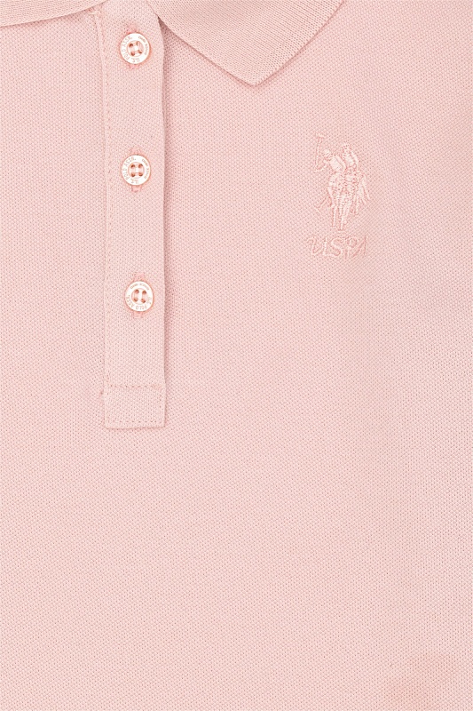 Поло с длинным рукавом из хлопка для девочек - G084SZ0820TP01-SK023 Толстовка жен. детс. (VR050, 5_6)