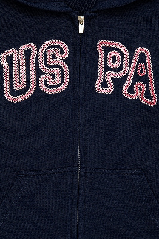 Толстовка с нашивкой из пайеток для девочек - G084SZ0820RW01-SK021 Толстовка жен. детс. (VR033, 5_6)