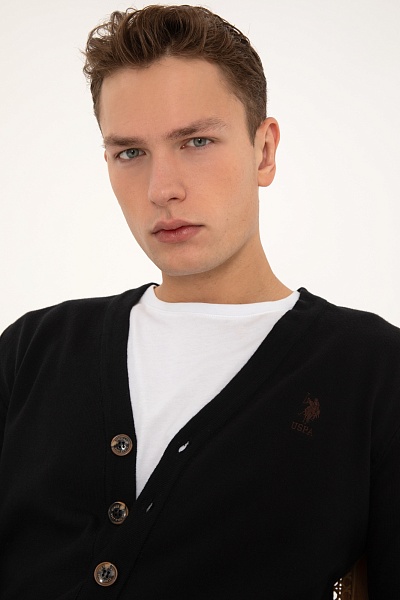 Кардиган на пуговицах из хлопка - G081SZ0TH0E_HENRICO25K Кардиган муж. (VR046, S)