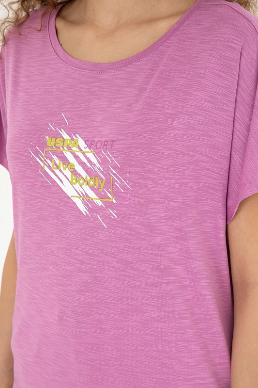 Футболка из модала с надписью - G082SZ0110PEXI_S Футболка жен. (VR037, XS)