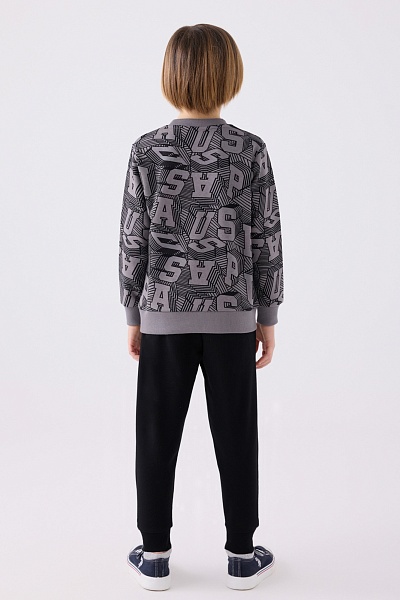 Свитшот и спортивные брюки для мальчиков - G083SZ0HF0US1929 Костюм дом. муж. детс. (VR080, 7_8)