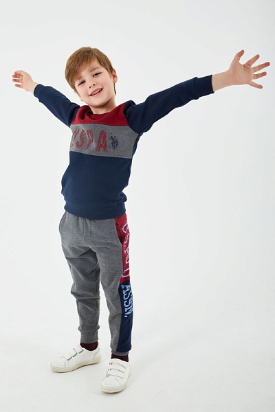 Свитшот и спортивные брюки для мальчиков - G083SZ0HF0US1161-4 Костюм дом. муж. детс. (VR014, 7-8)