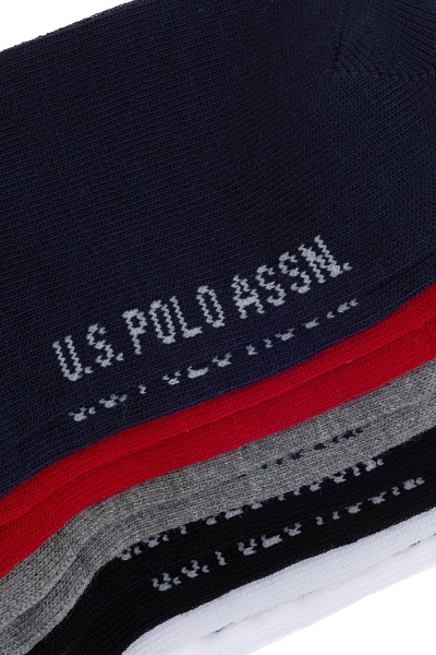 Носки хлопковые короткие, 5 пар - A083SZ013P02EC02_IY25 Носки муж. детс. (VR033, 5X)