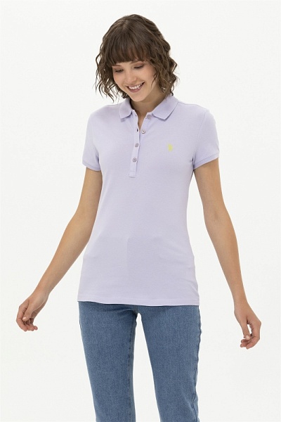Футболка-поло из хлопка - G082SZ0110TP0122-OML Футболка жен. (VR034, XS)