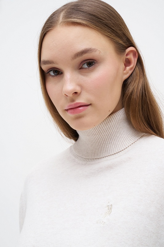 Водолазка из хлопка свободная - G082SZ0TK0ORINABOUT24K Кофта жен. (VR159, 2XS)