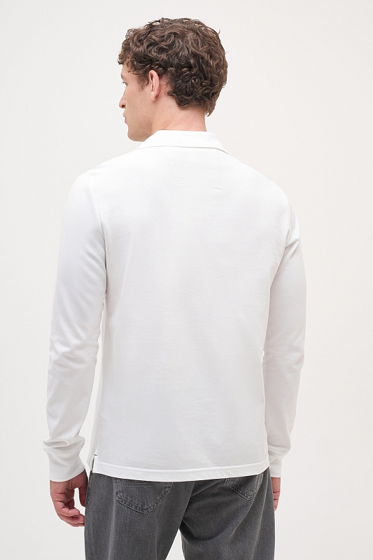 Поло с длинным рукавом из хлопка - G081SZ0820ART_TP01 Толстовка муж. (VR013, 3XL)