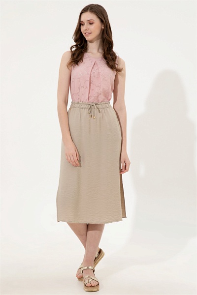 Юбка миди на кулиске - G082SZ0980EVELIN Юбка жен. (VR027, 34)