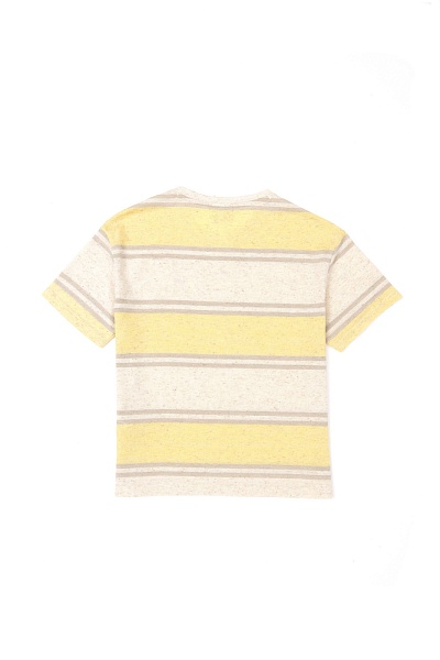 Футболка в полоску для мальчиков - G083SZ0110AFKAKIDS Футболка муж. детс. (VR043, 9_10)