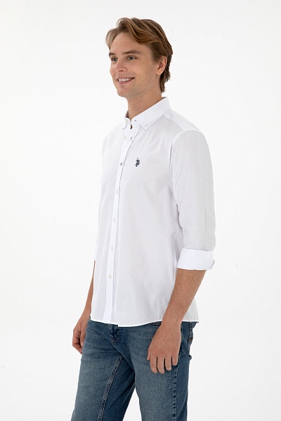 Рубашка из хлопка прямая - G081SZ0040CEDROREG025K Сорочка муж. (VR013, 4XL)
