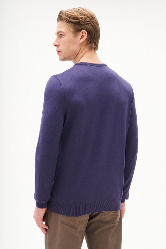 Джемпер из хлопка с рельефными деталями на плечах - G081SZ0TK0ART_TD01_BSK25 Кофта муж. (VR074, 2XS)