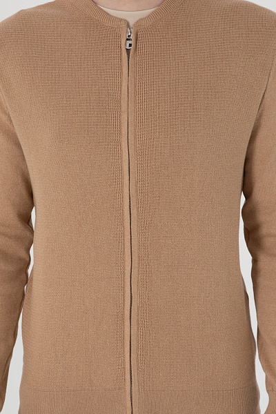 Кардиган на молнии из хлопка - G081SZ0TH0BOMBER_BSK24 Кардиган муж. (VR122, L)