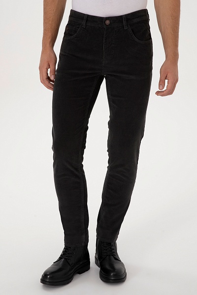 Вельветовые брюки зауженные - G081SZ0780CORDUROY25K Брюки муж. (VR024, 33, 34)