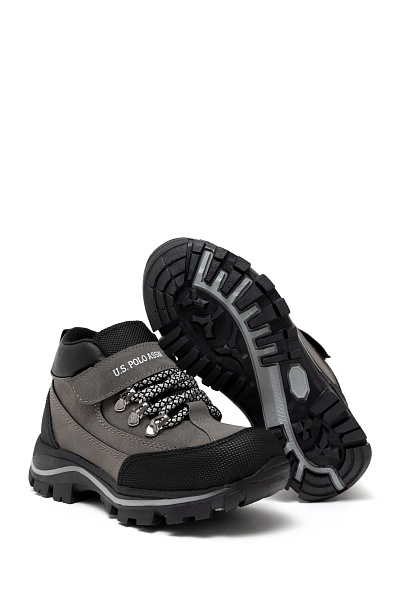 Полуботинки на липучках для мальчиков - S083SZ0330K22MINAS Обувь муж. детс. (VR024, 34)