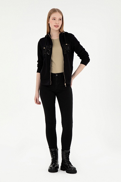 Толстовка на молнии с капюшоном - G082SZ0820SW0125 Толстовка жен. (VR046, XL)