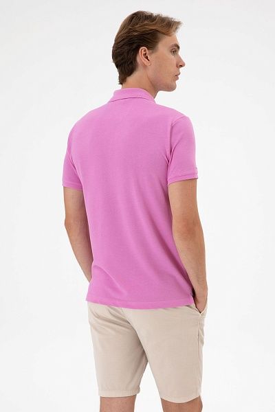 Футболка-поло из хлопка с логотипом - G081SZ0110TP04IY025 Футболка муж. (VR023, M)