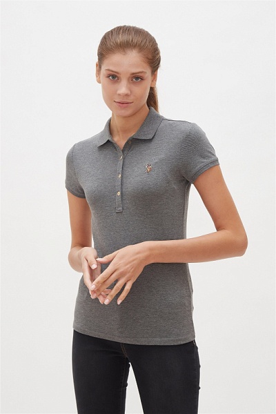 Футболка-поло из хлопка - G082SZ0110TP01SK020-011-R Футболка жен. (VR081, XS)