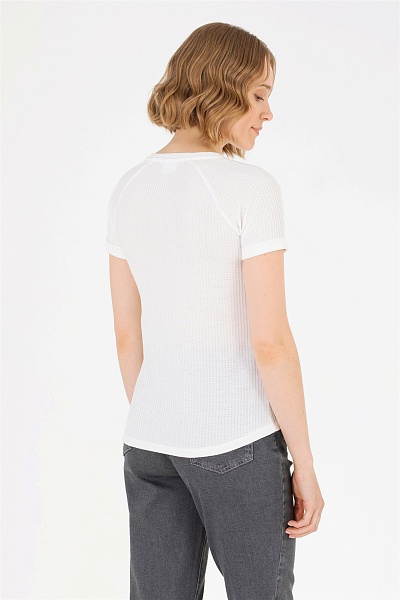 Футболка с V-образным вырезом - G082SZ0110MASHA Футболка жен. (VR019, 2XS)