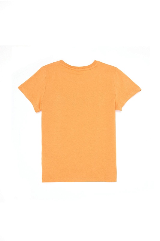 Футболка из хлопка с надписью для мальчиков - G083SZ0110GEARTKIDSIY023 Футболка муж. детс. (VR051, 5_6)